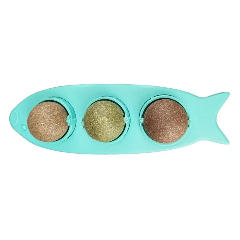 3 Pcs Catnip Ball Set