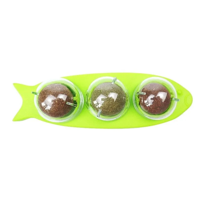 3 Pcs Catnip Ball Set