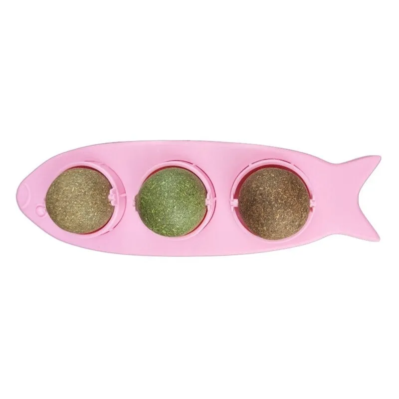 3 Pcs Catnip Ball Set