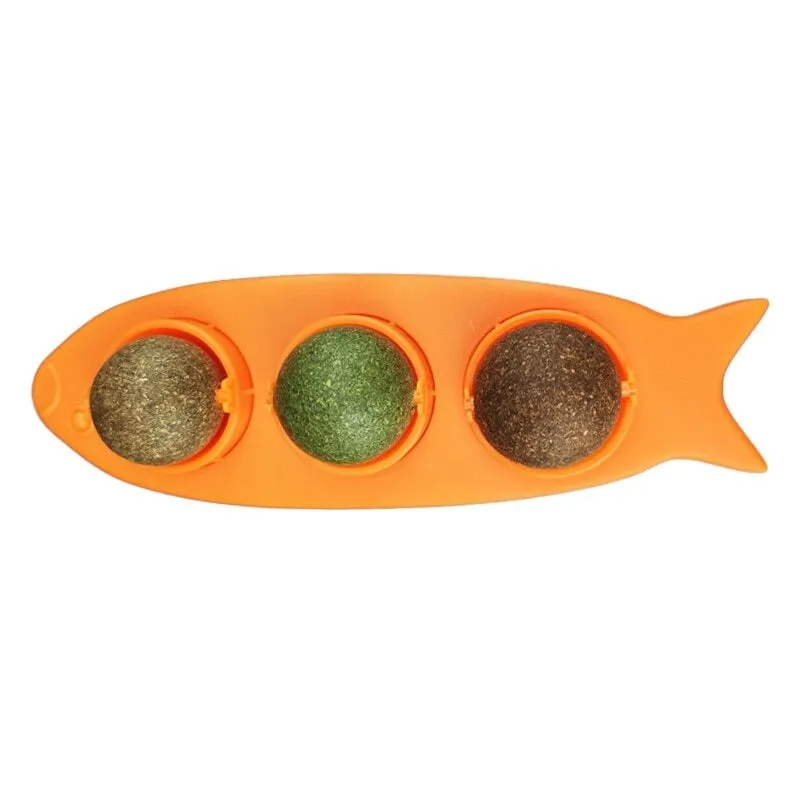 3 Pcs Catnip Ball Set