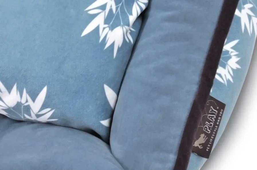 Bamboo Lounge Bed Ocean Blue