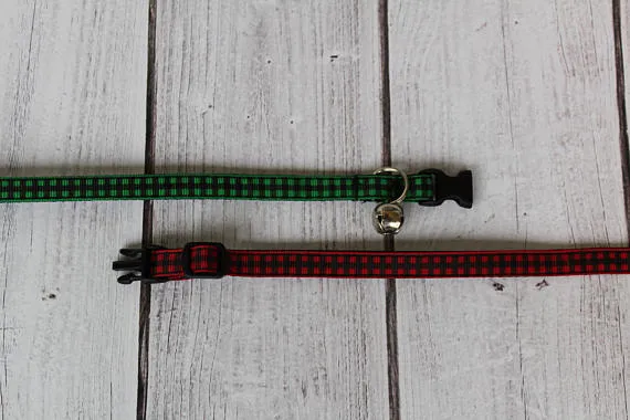 Buffalo Check Cat Collars