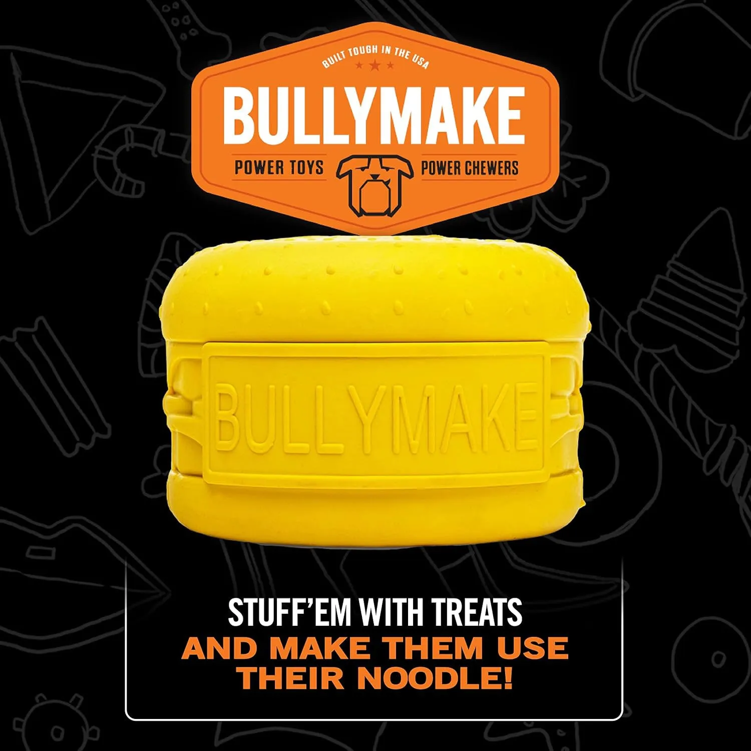 BullyMake Toss N' Treat Cheeseburger
