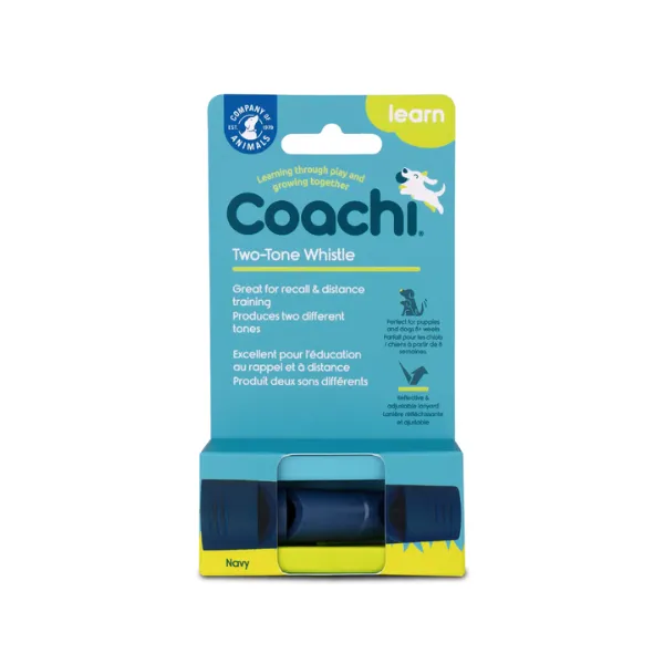 Coachi Two-Tone Dog Whistle Navy