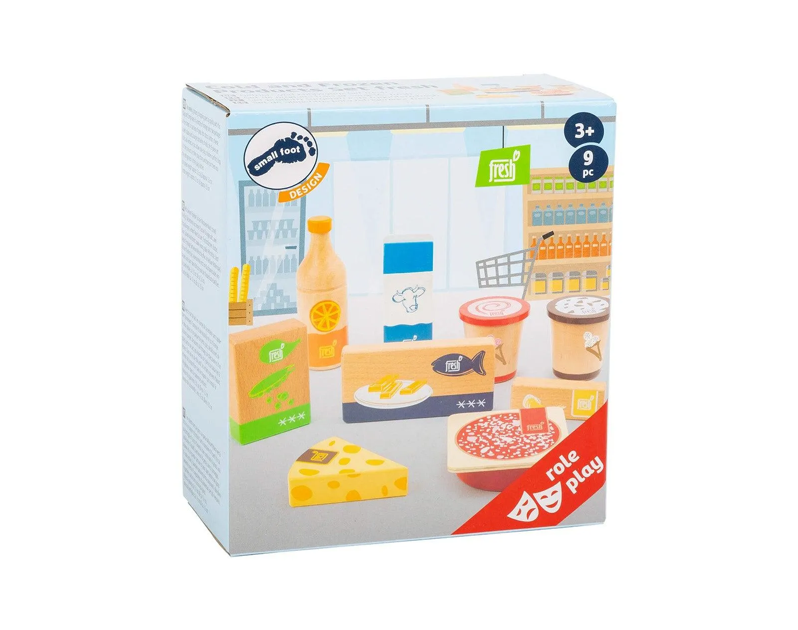 Cold & Frozen Wooden Food Playset