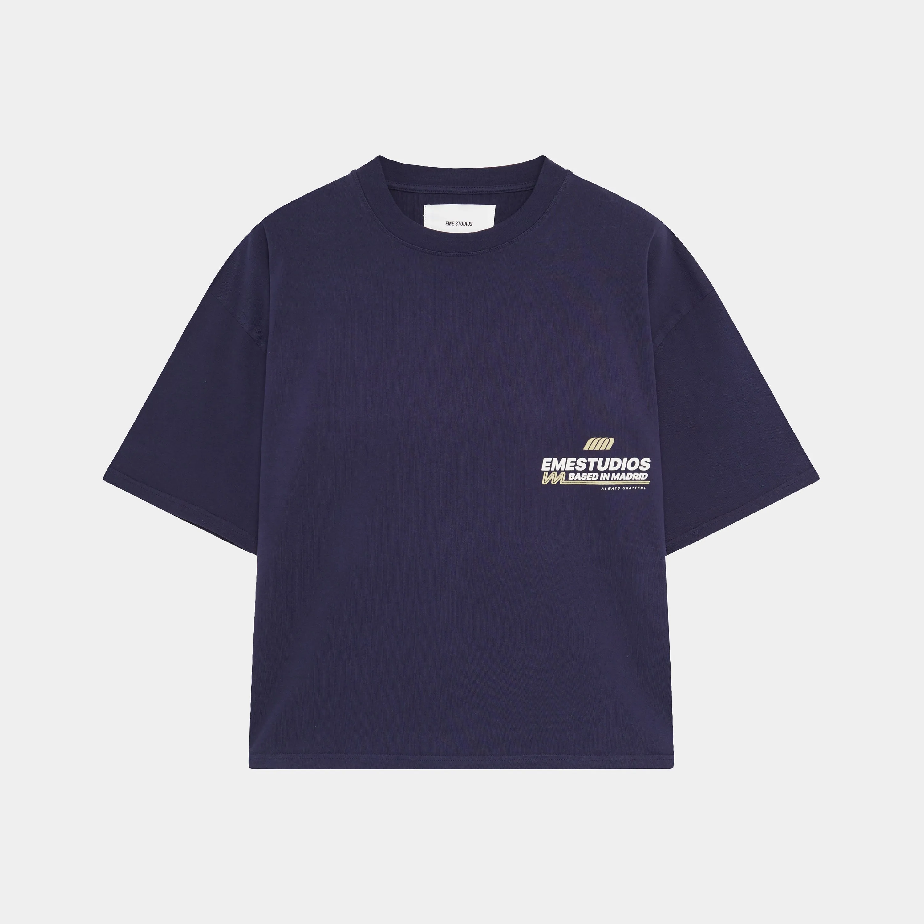 Daily News Navy Oversized Tee