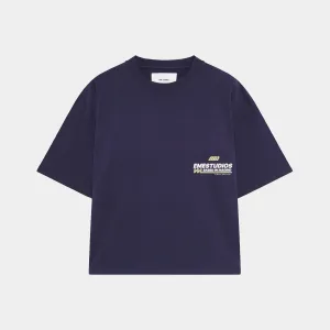 Daily News Navy Oversized Tee