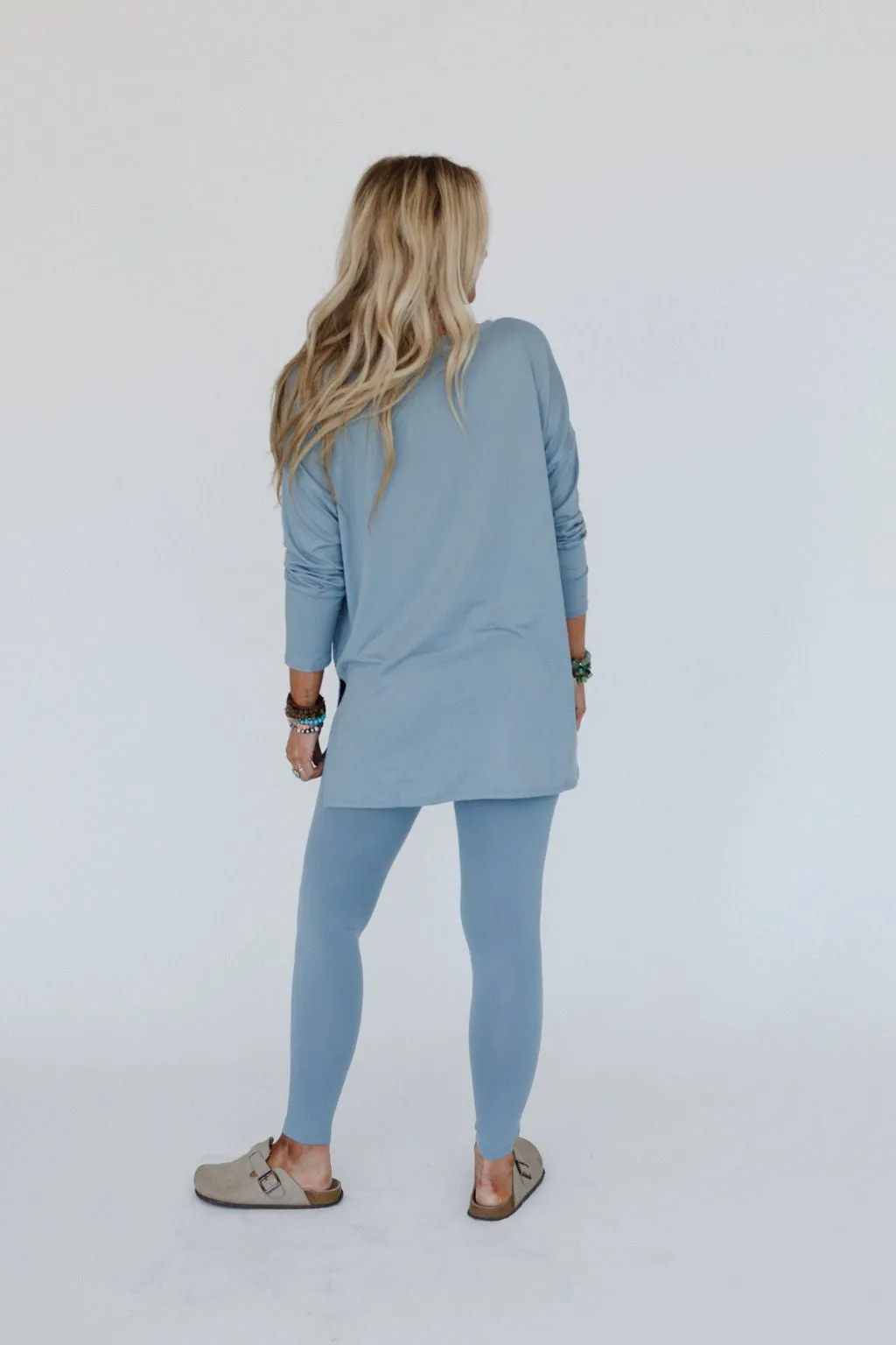 Dreamy Drift Top and Pant Set - Blue