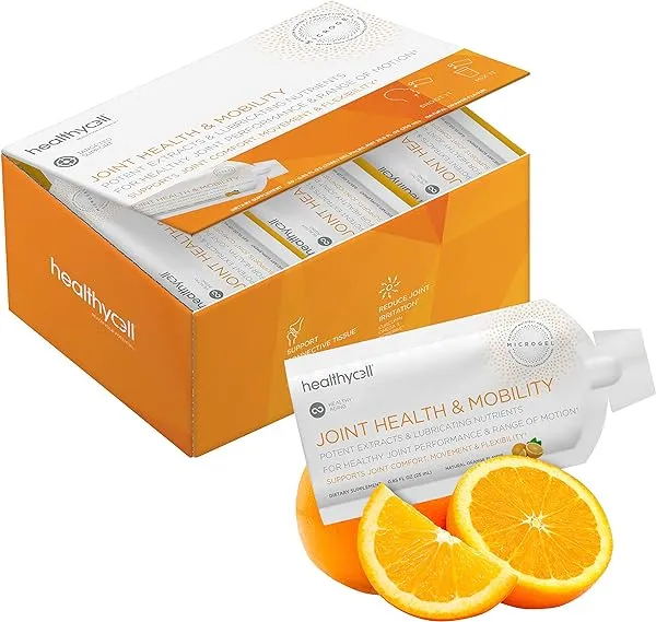 Healthycell Joint Health & Mobility - Liquid Gel Joint Supplement with Collagen Precursors, Glucosamine for Joint Comfort and Relief - 30 Gel Packs in Pakistan