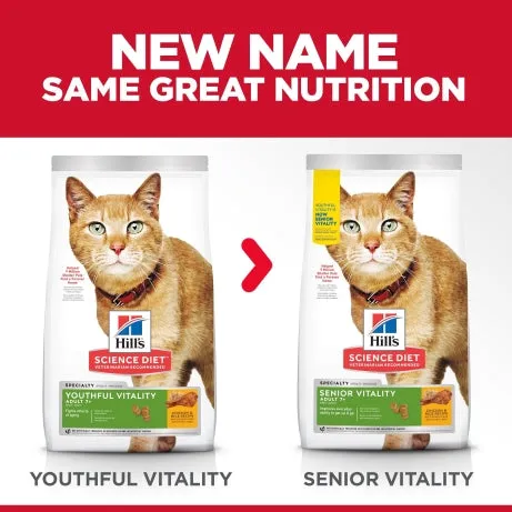 Hill's Science Diet Adult 7  Senior Vitality Dry Cat Food