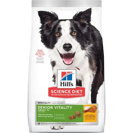 Hill's Science Diet Adult 7  Senior Vitality Dry Dog Food
