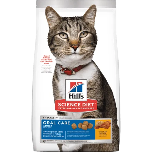 Hill's Science Diet Adult Oral Care Dry Cat Food 3.5-Lbs.
