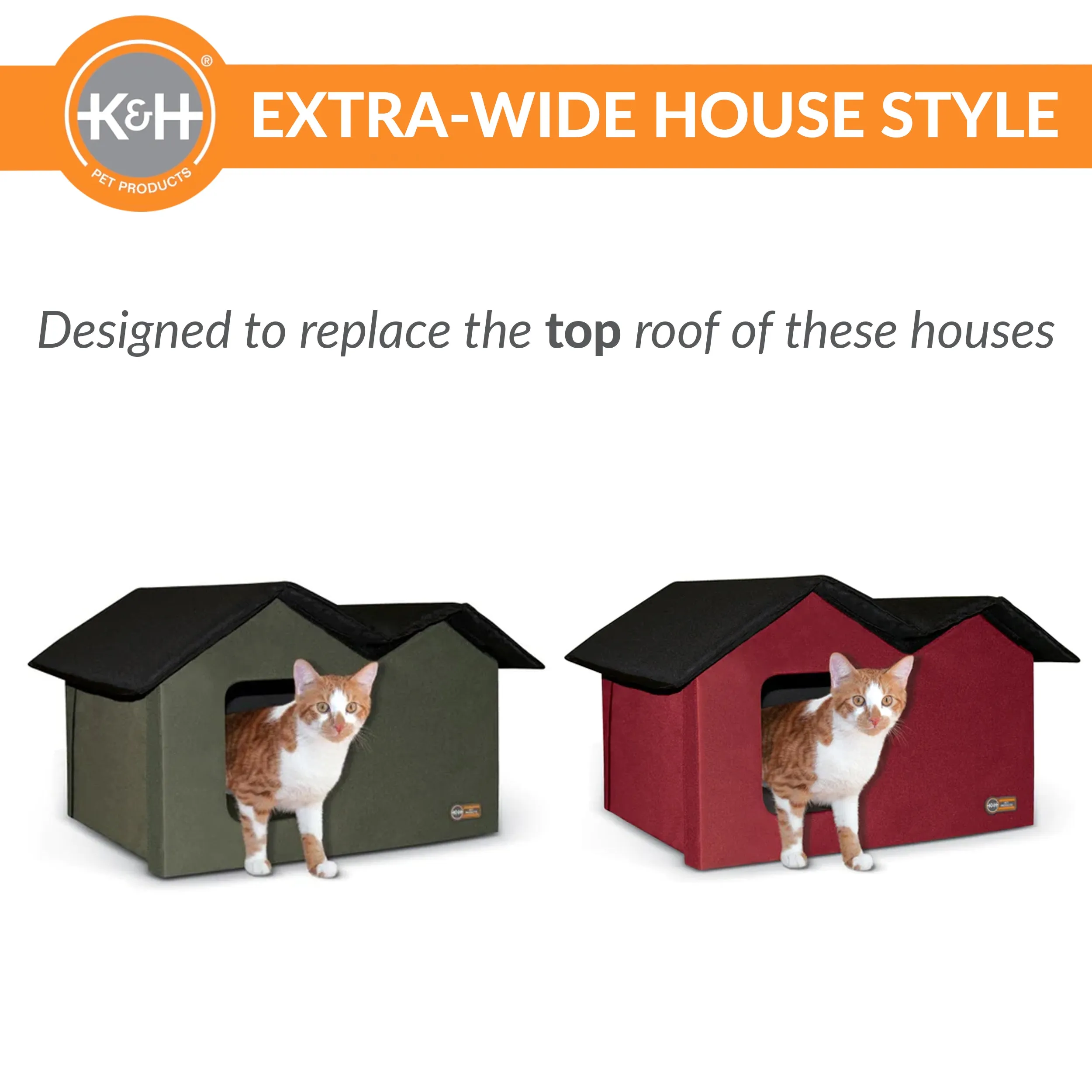 K&H Outdoor Kitty House Replacement Roof Tops
