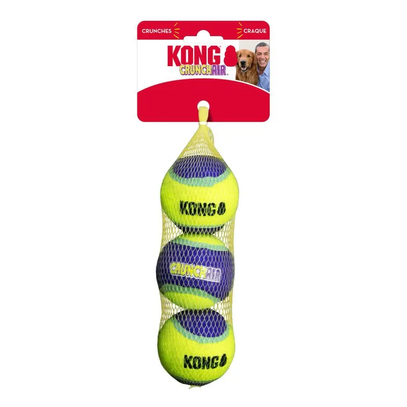 KONG CrunchAir Balls Medium Pack of 3
