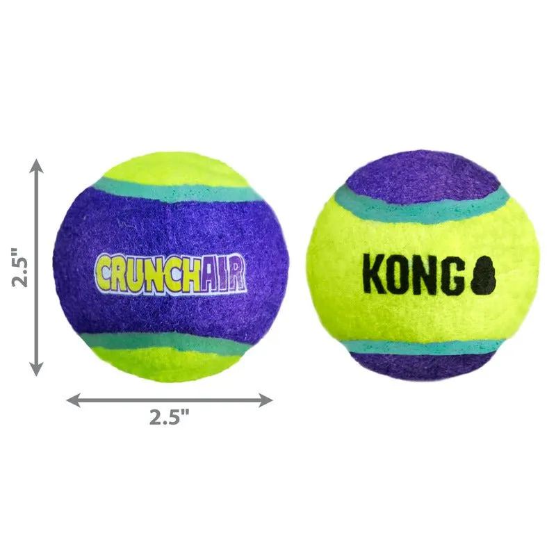 KONG CrunchAir Balls Medium Pack of 3