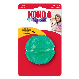KONG Squeezz Dental Ball Dog Toy
