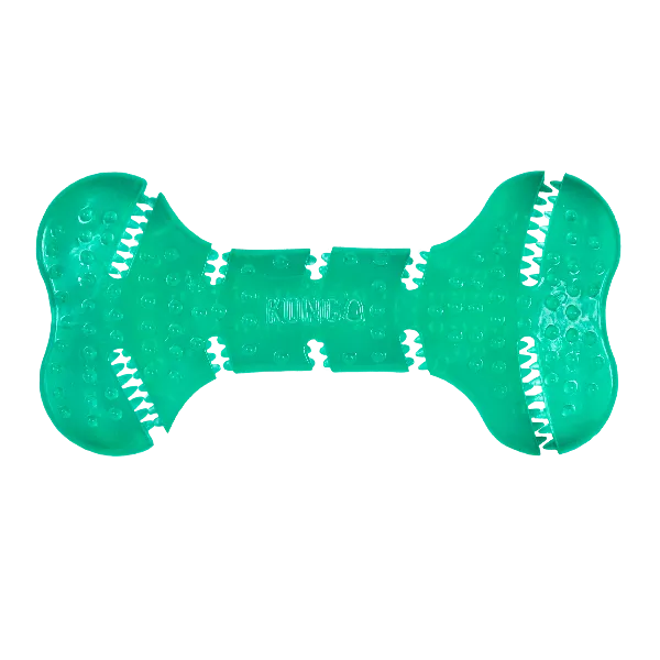 KONG Squeezz Dental Bone Dog Toy