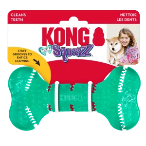 KONG Squeezz Dental Bone Dog Toy