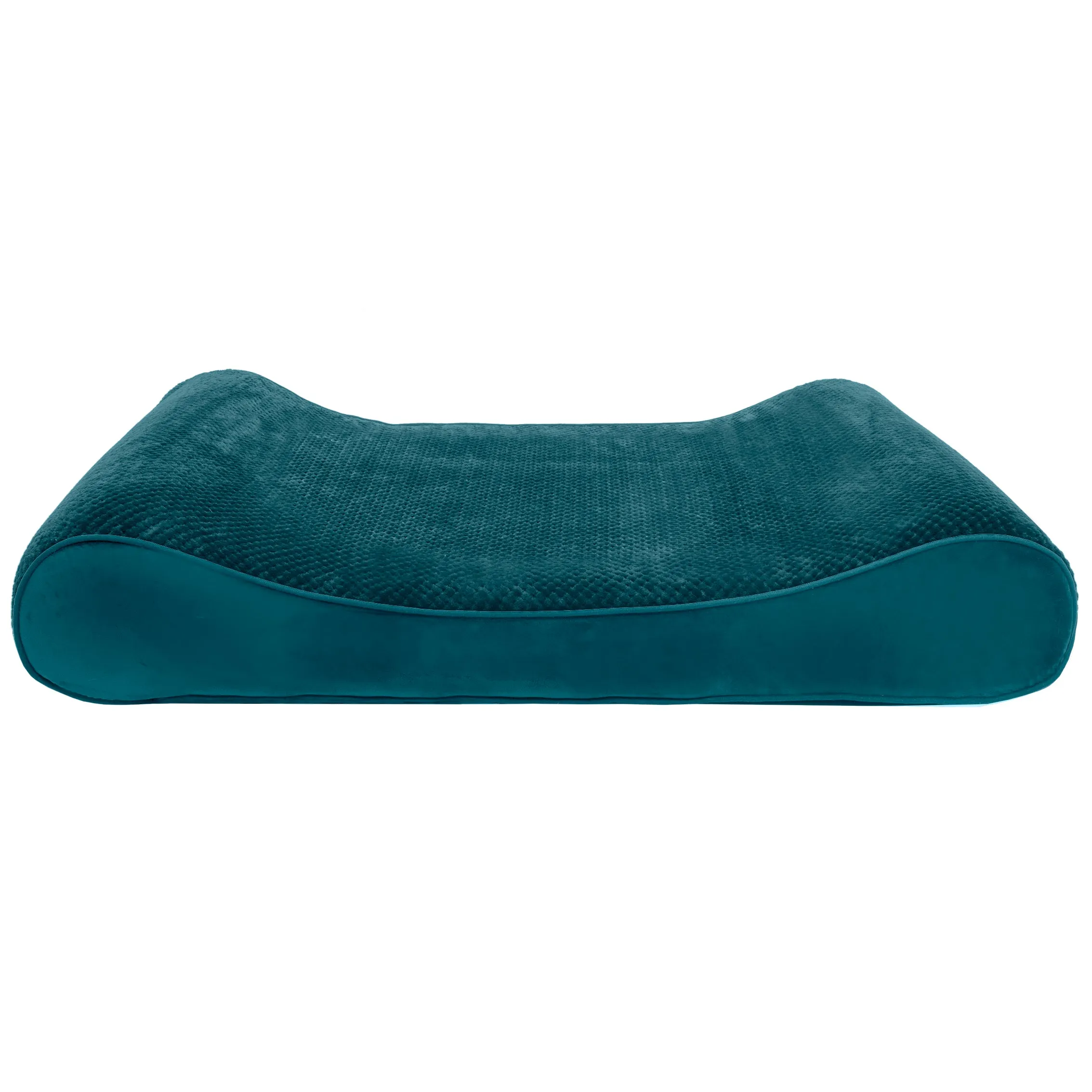 Minky Plush & Velvet Luxe Lounger Pet Bed