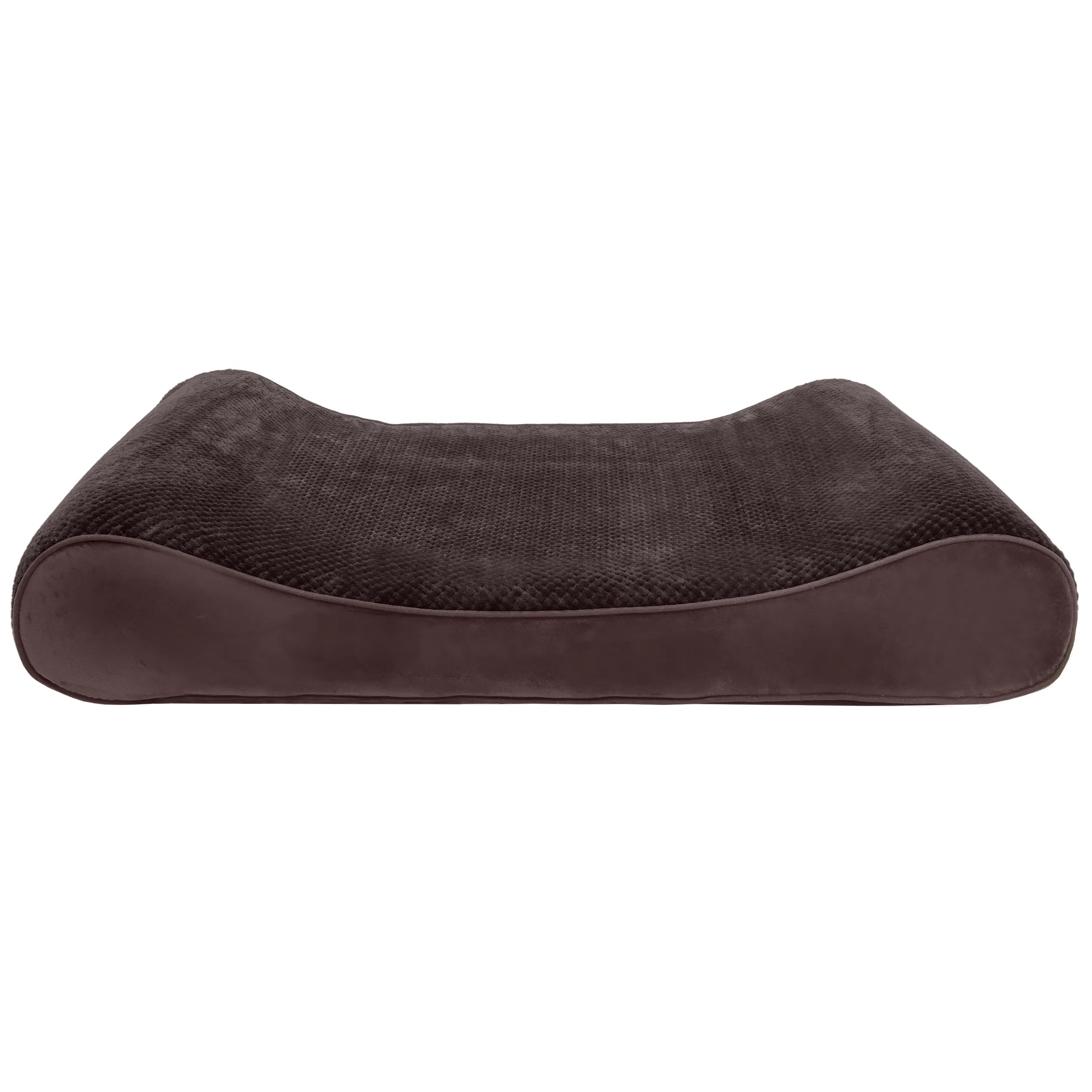 Minky Plush & Velvet Luxe Lounger Pet Bed