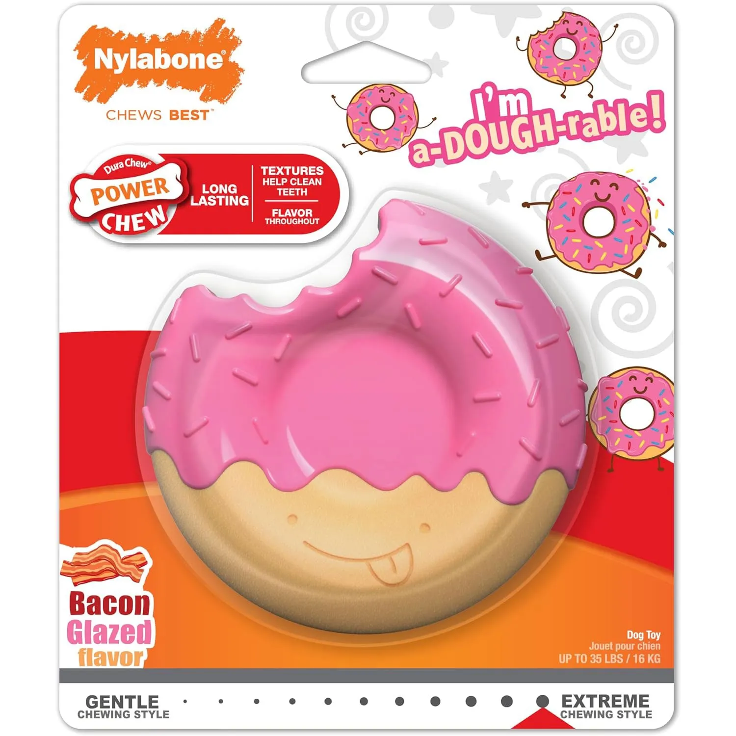 Nylabone Power Chew Donut Dog Toy