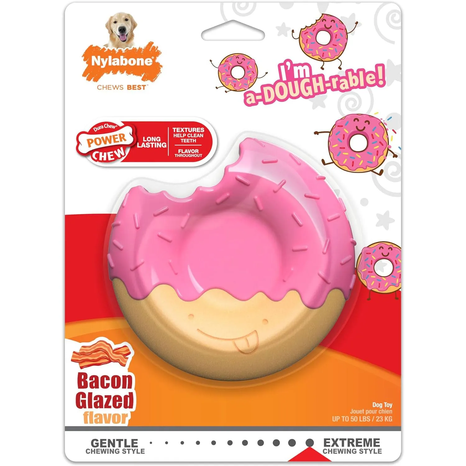 Nylabone Power Chew Donut Dog Toy