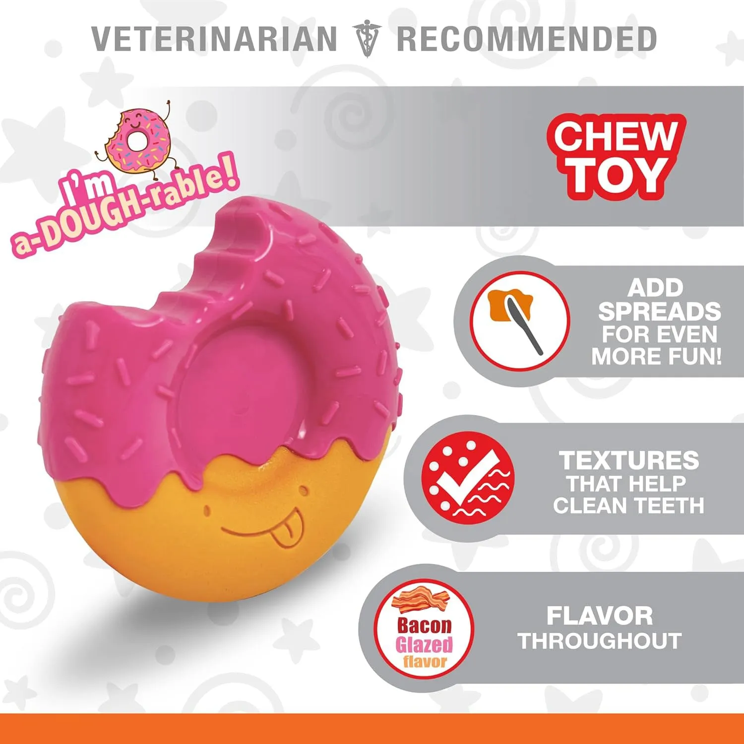Nylabone Power Chew Donut Dog Toy