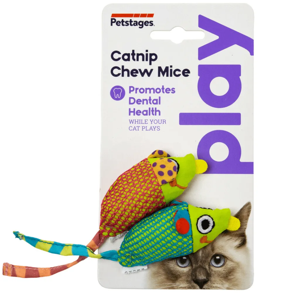 Outward Hound Catnip Chew Mice Toy for Cats