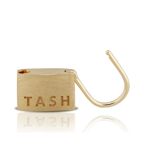Padlock Clicker Earring by Maria Tash in 14k Yellow Gold
