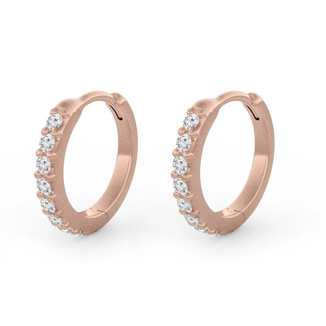 Paola Clicker Hoops, Diamond