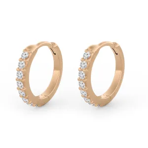 Paola Clicker Hoops, Diamond
