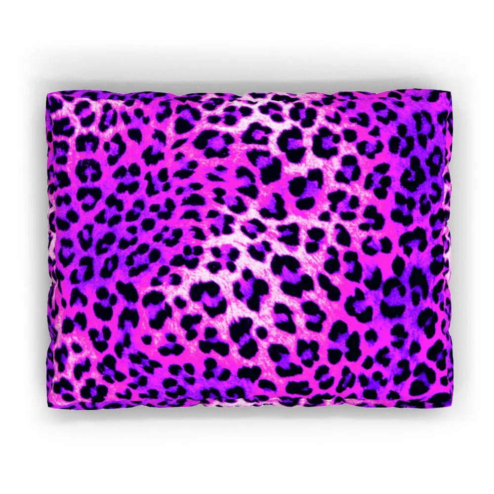 Pet Bed - Pink Leopard