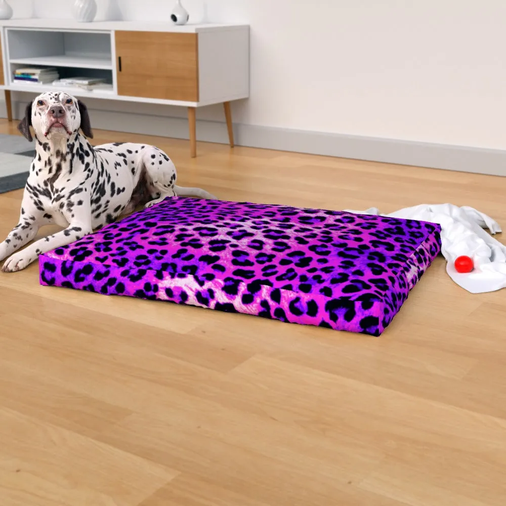 Pet Bed - Pink Leopard