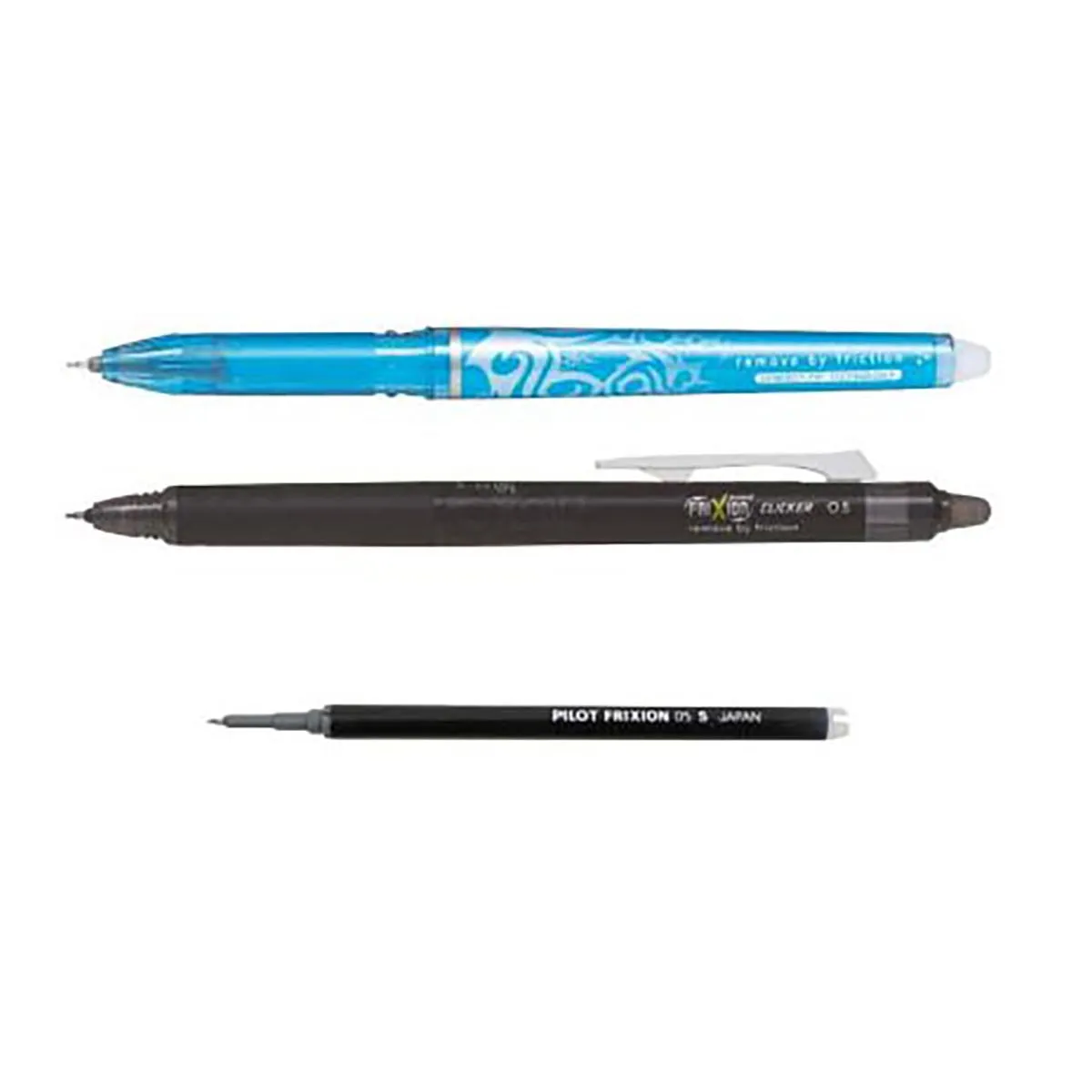 Pilot FriXion Point & Point Clicker F 0.5mm Synergy Tip Black Refills (3 Pack)