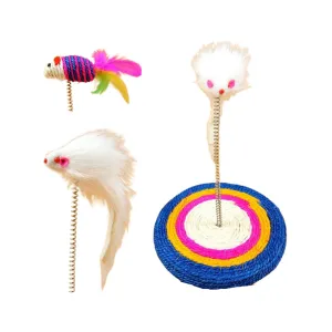 Playing Pet Spring Mouse