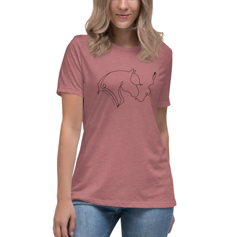 "Playlovelearn" Women's Relaxed T-Shirt