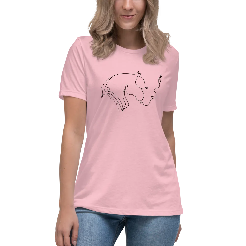 "Playlovelearn" Women's Relaxed T-Shirt