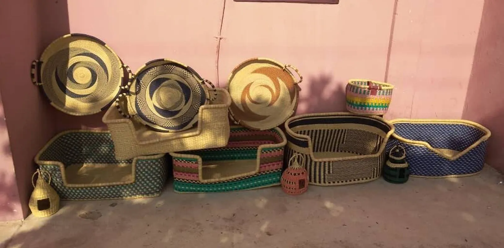 Rectangle Handwoven Dog Basket