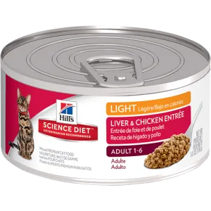 Science Diet Adult Light Liver & Chicken Wet Cat Food