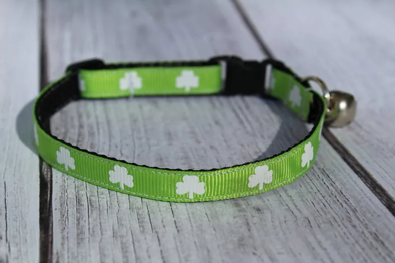 Shamrock Cat Collars