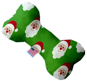 Smiling Santa 8 Inch Bone Dog Toy