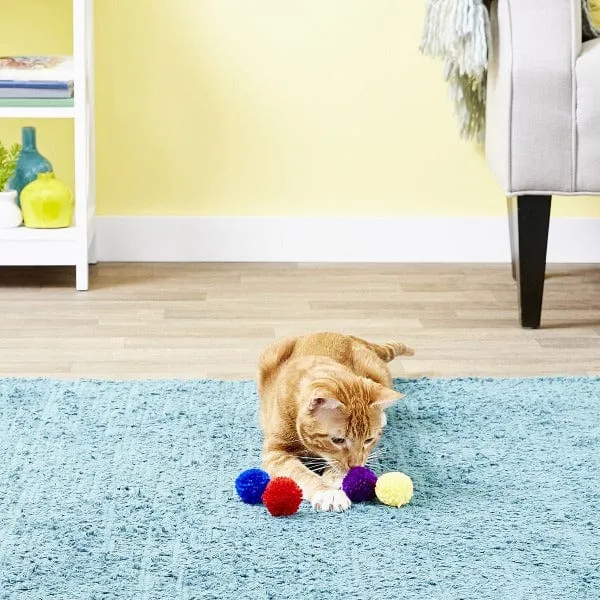 Spot Wool Pom Poms Catnip Cat Toy