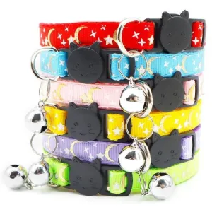 Star & Moon Breakaway Safety Cat Collar