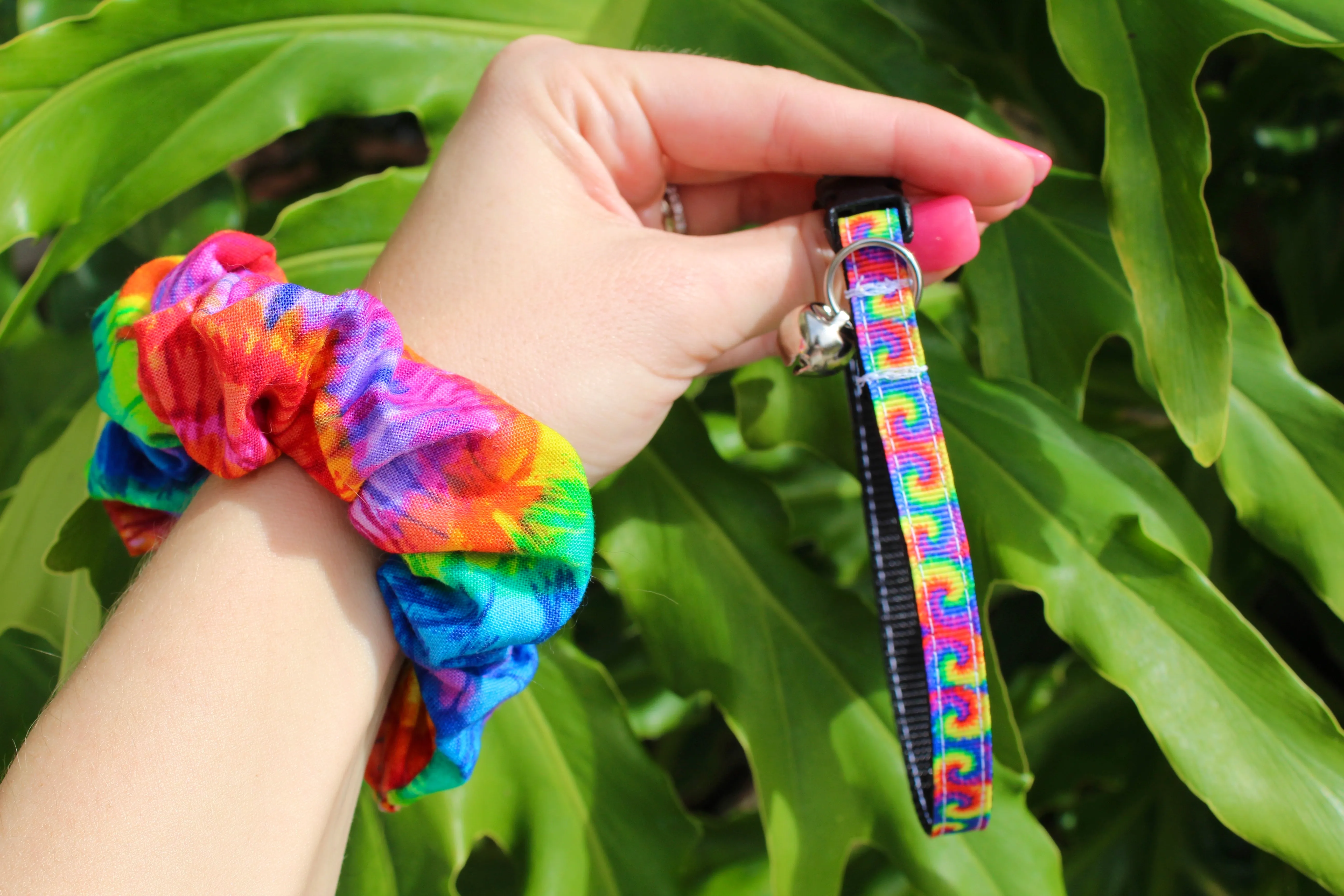 Tie Dye Cat Collars