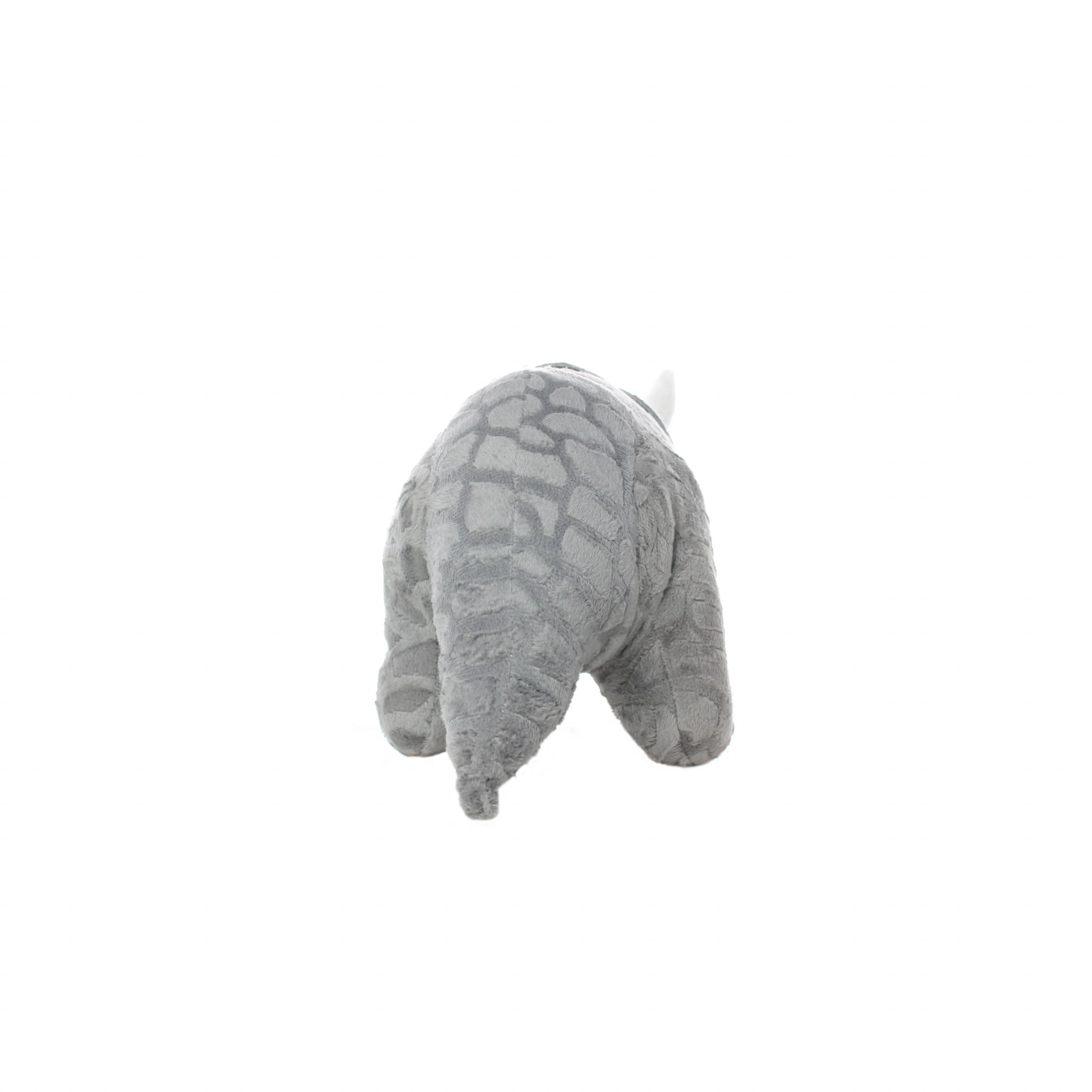 Tuffy Dog Toys - VIP Products - Mighty Dinosaur Triceratops, Plush, Squeaky Dog Toy