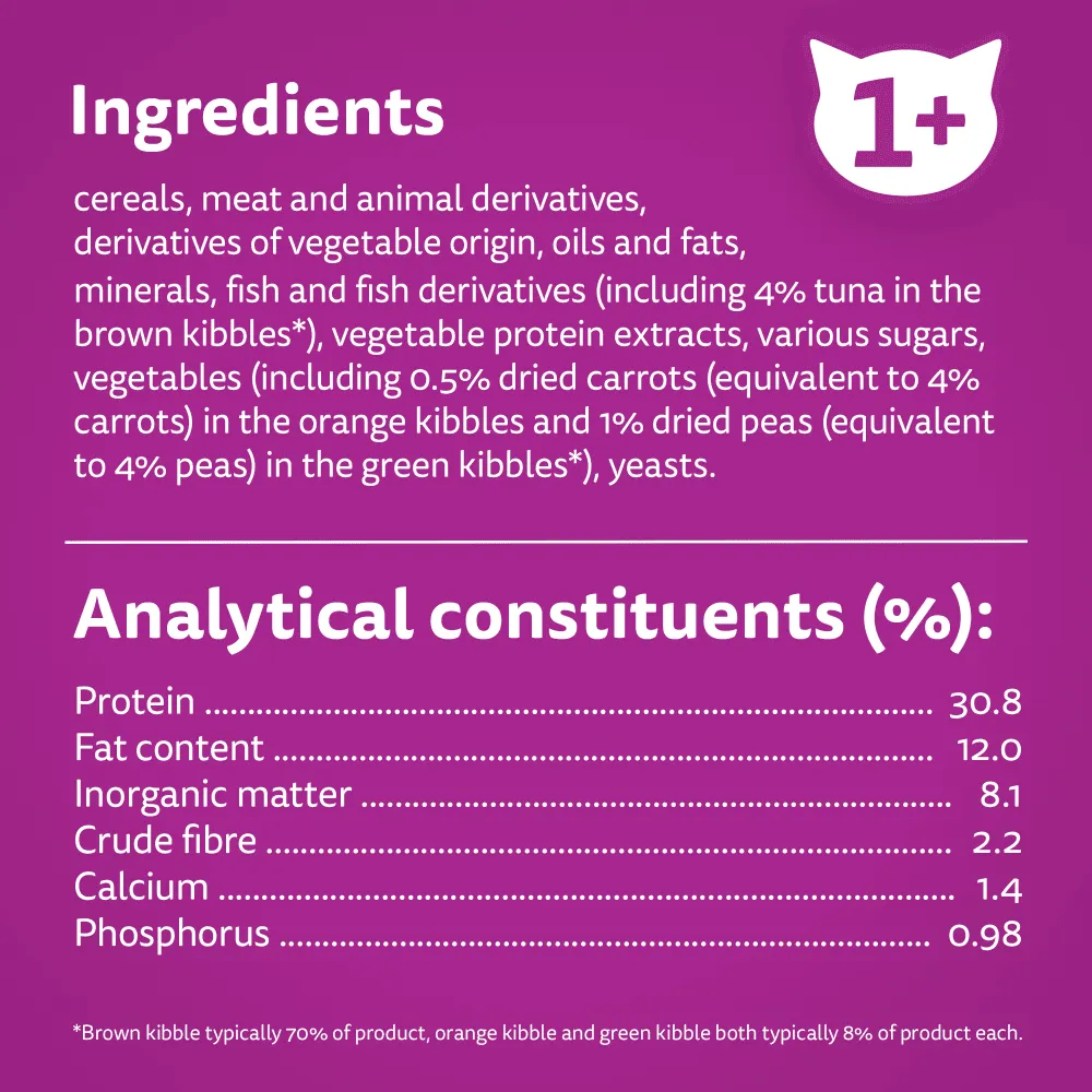 Whiskas Adult 1  Complete Dry Cat Food With Tuna