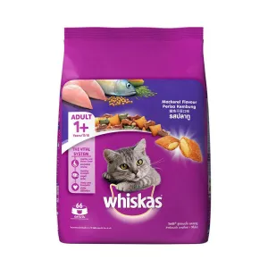 Whiskas Adult (1 Yrs  ) Mackerel Flavour, Dry Cat Food