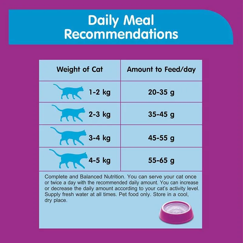 Whiskas Adult (1 Yrs  ) Ocean Fish Flavour, Dry Cat Food