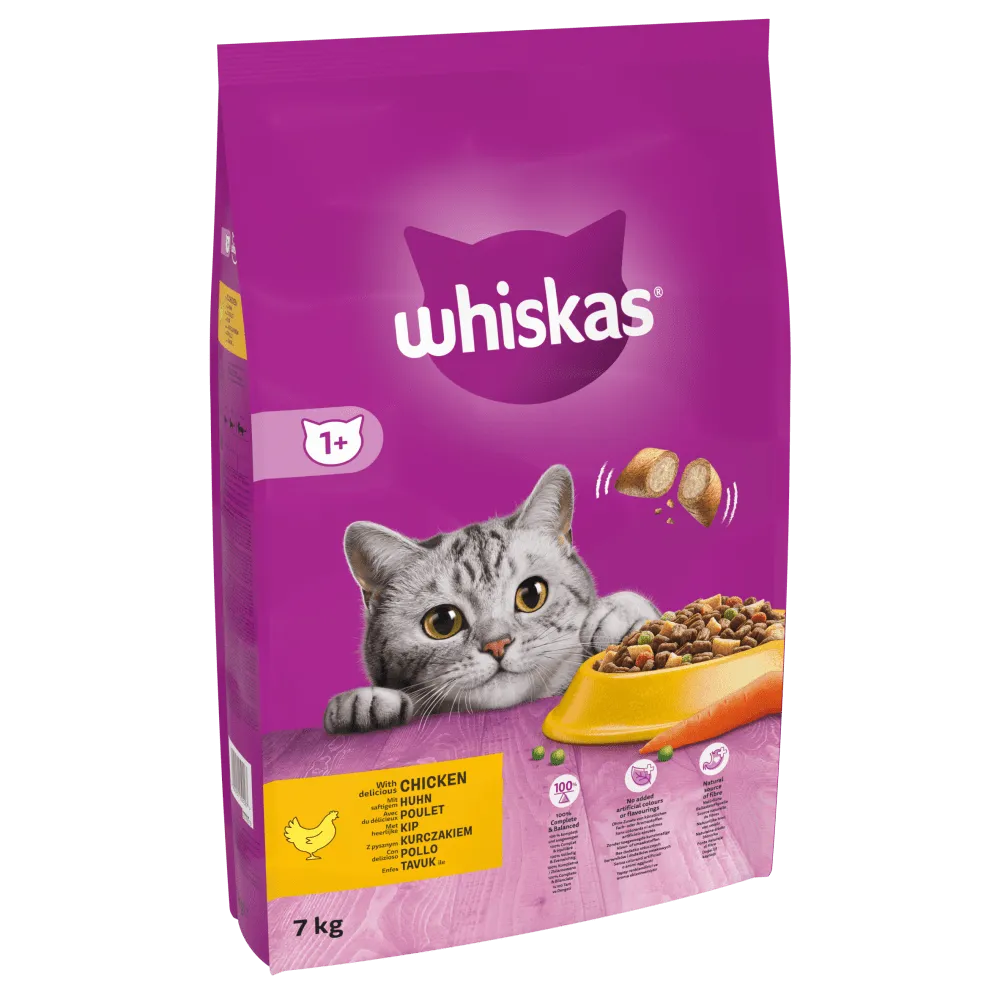 Whiskas Adult Cat 1  Complete Chicken Dry Cat Food