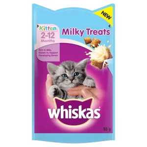 Whiskas | Cat Treats | Kitten Milky Bites - 55g